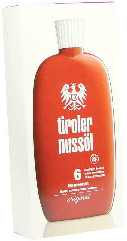 Tiroler Nussöl Original 150 ml Sonnenöl Wasserfest Lsf 6