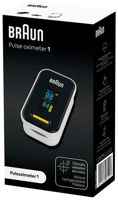 Braun Pulsoximeter 1 Finger Pulsmessgerät 1 Stück