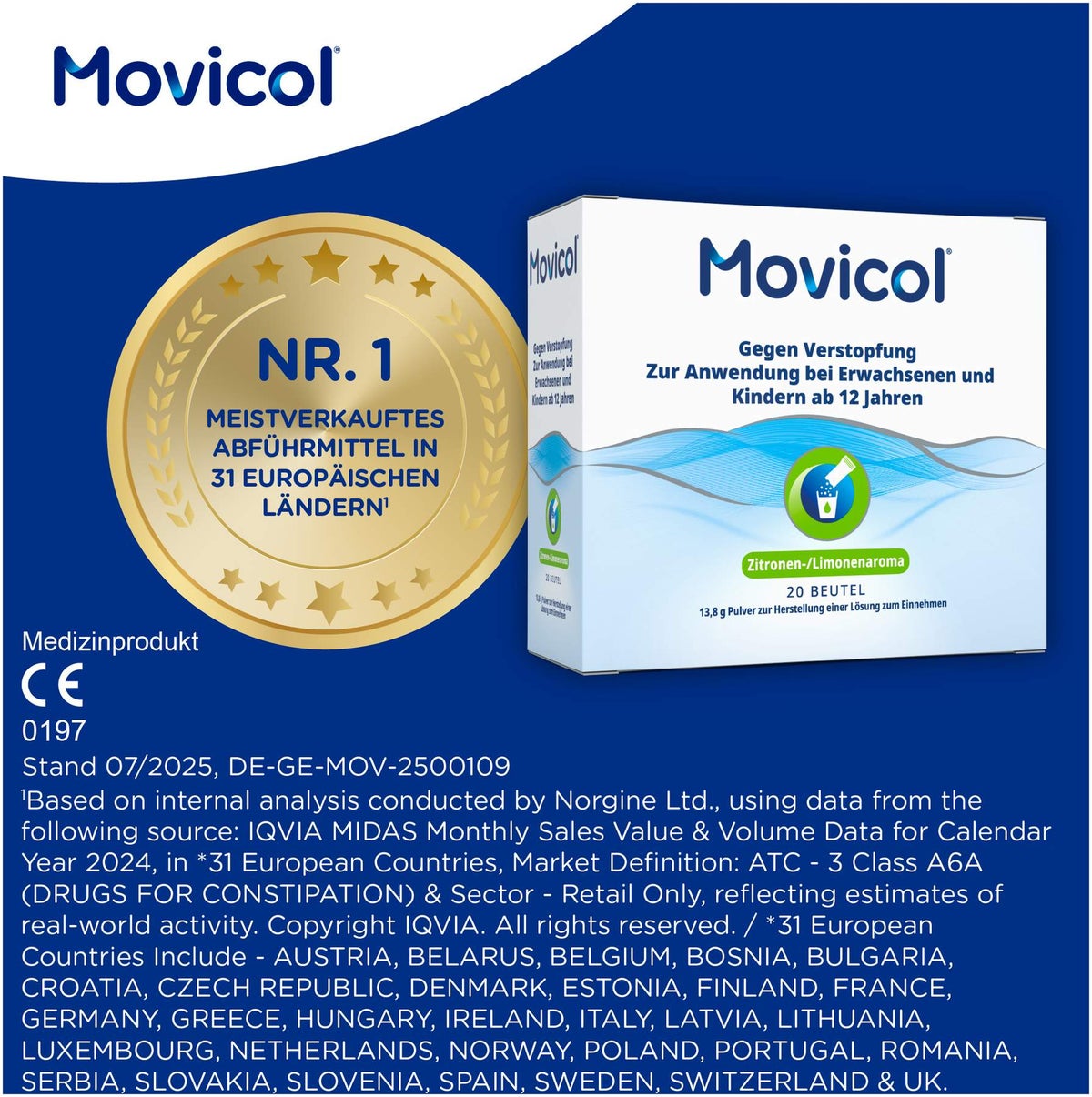 Movicol 20 Beutel Pulver