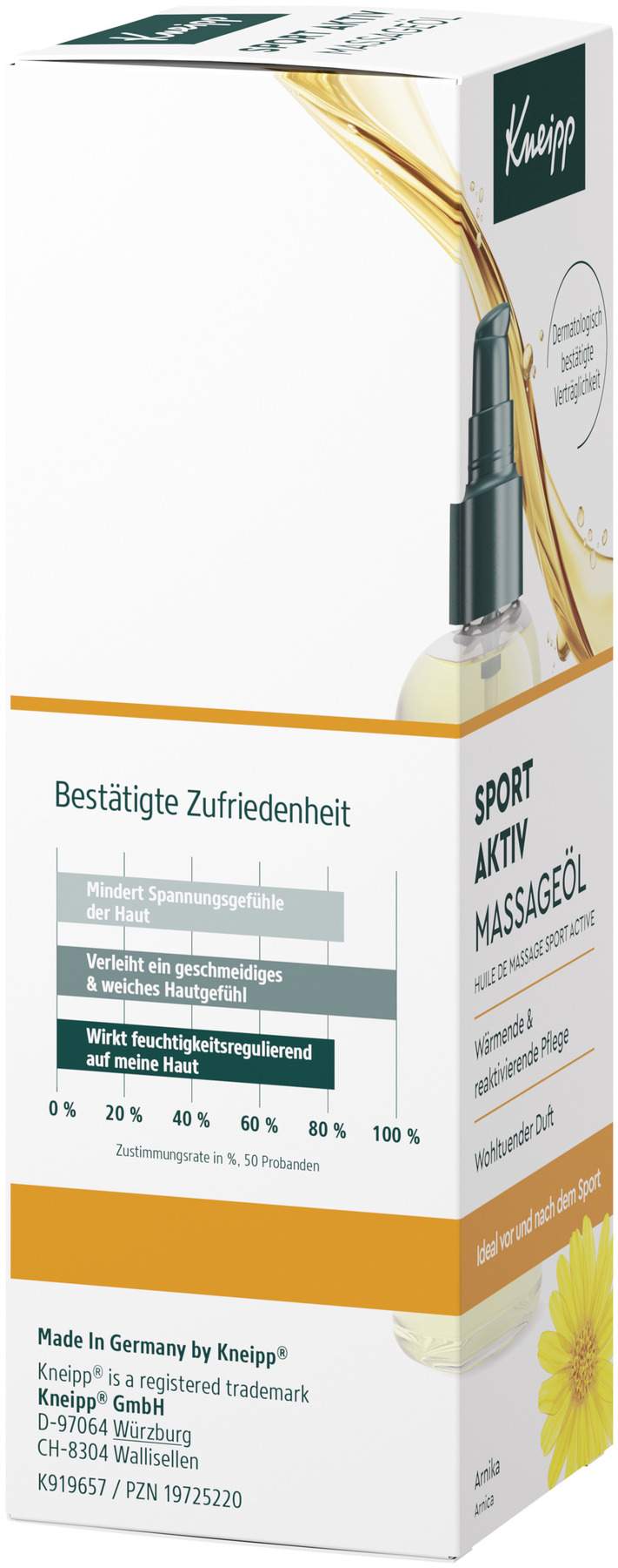 Kneipp Massageöl Sport Aktiv 100 ml