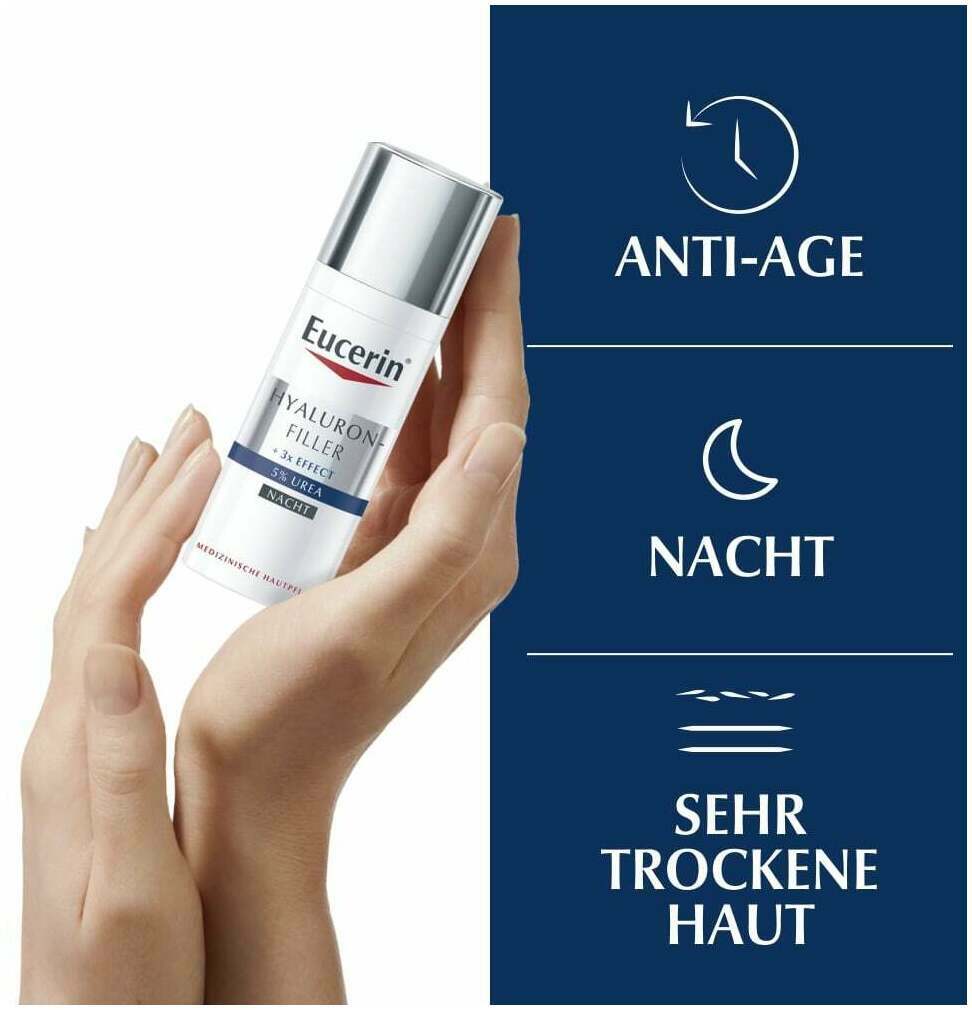 Eucerin Hyaluron Filler Urea Nachtpflege 50 ml Creme