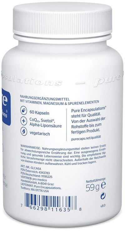 Pure Encapsulations Gluco Aktiv 60 Kapseln