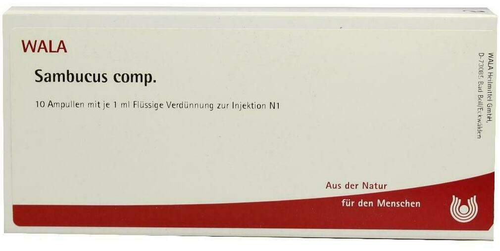 Wala Sambucus Comp. 10 X 1 ml Ampullen