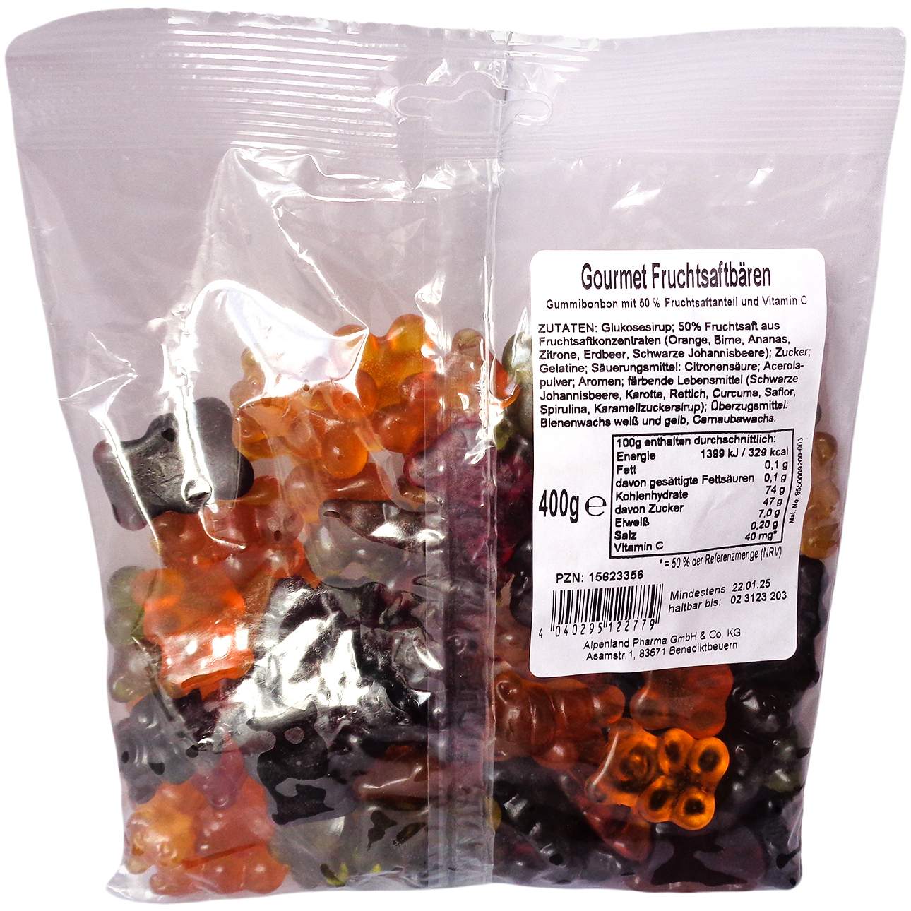 Fruchtsaftbären 50% Saft 400 G