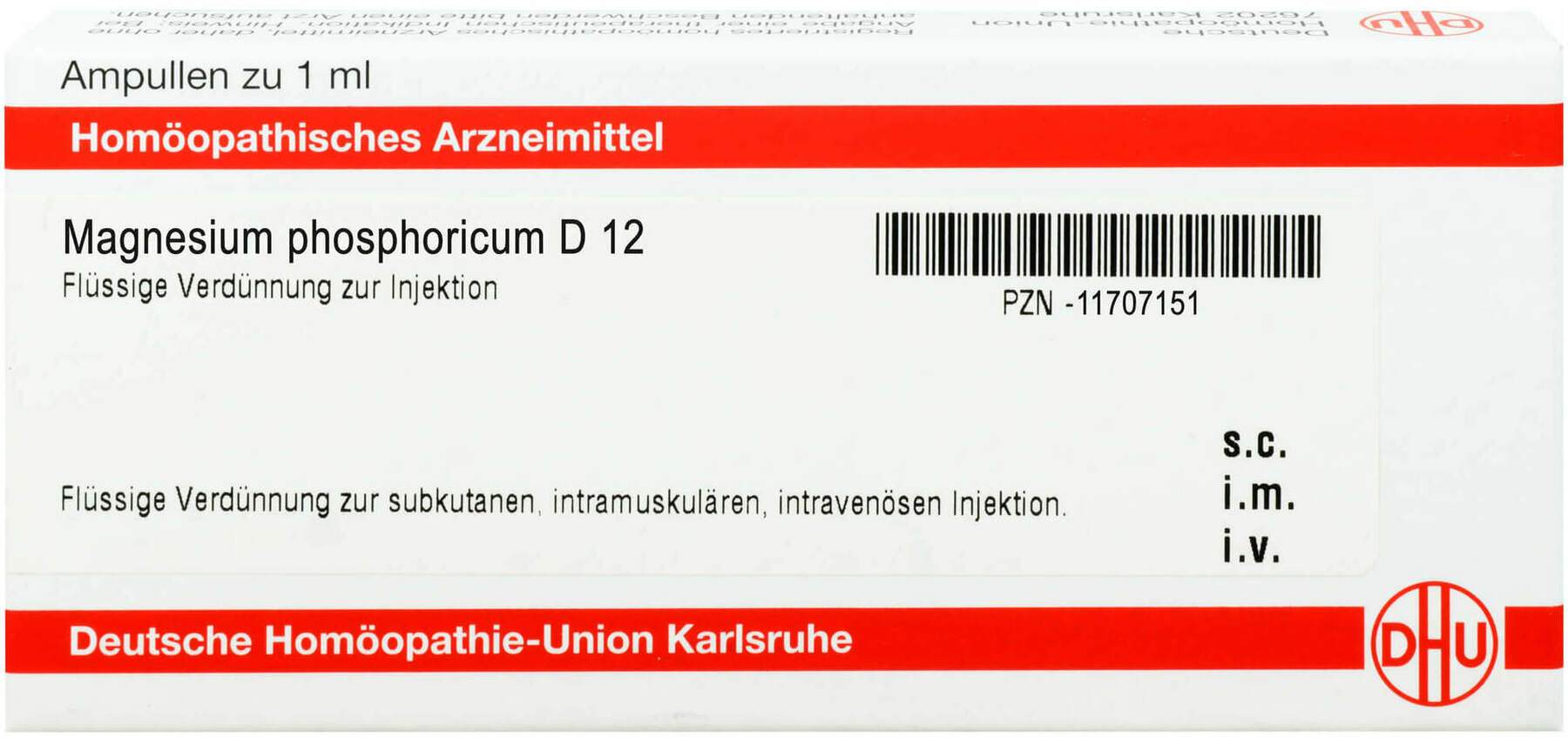 Dhu Magnesium Phosphoricum D12 Ampullen 8 X 1 ml