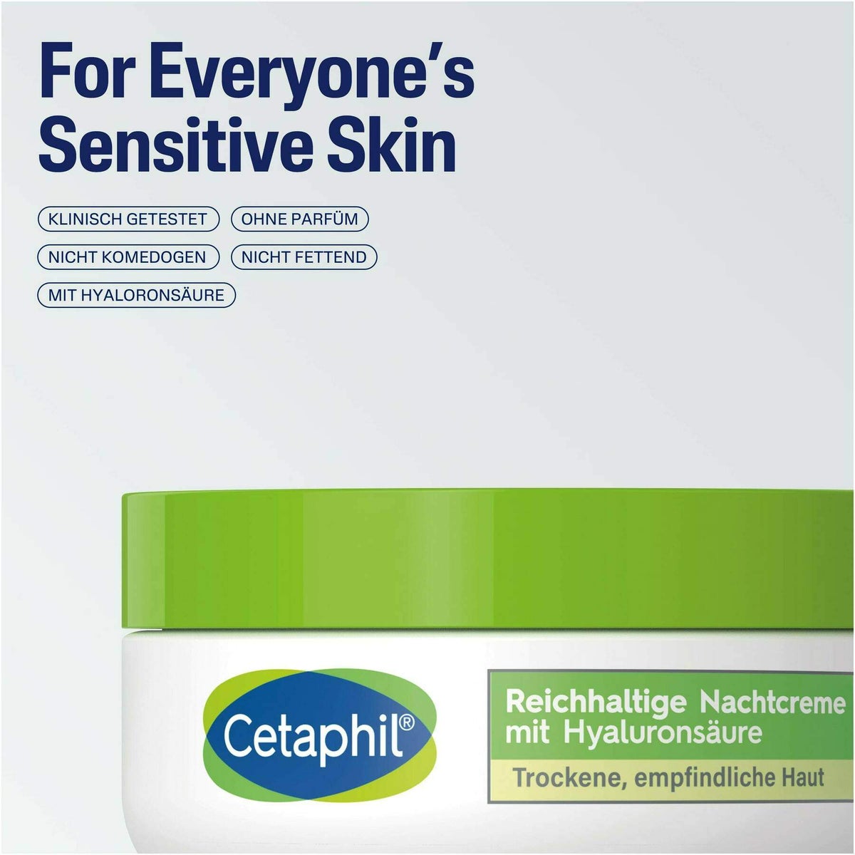 Cetaphil reichhaltige Nachtcreme mit Hyaluronsäure 48 g