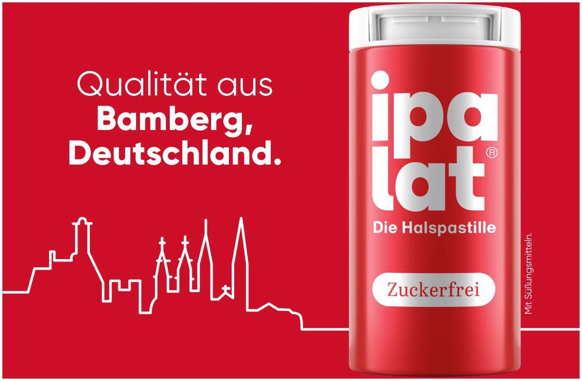 Ipalat Halspastillen zuckerfrei mentholfrisch 120 Pastillen