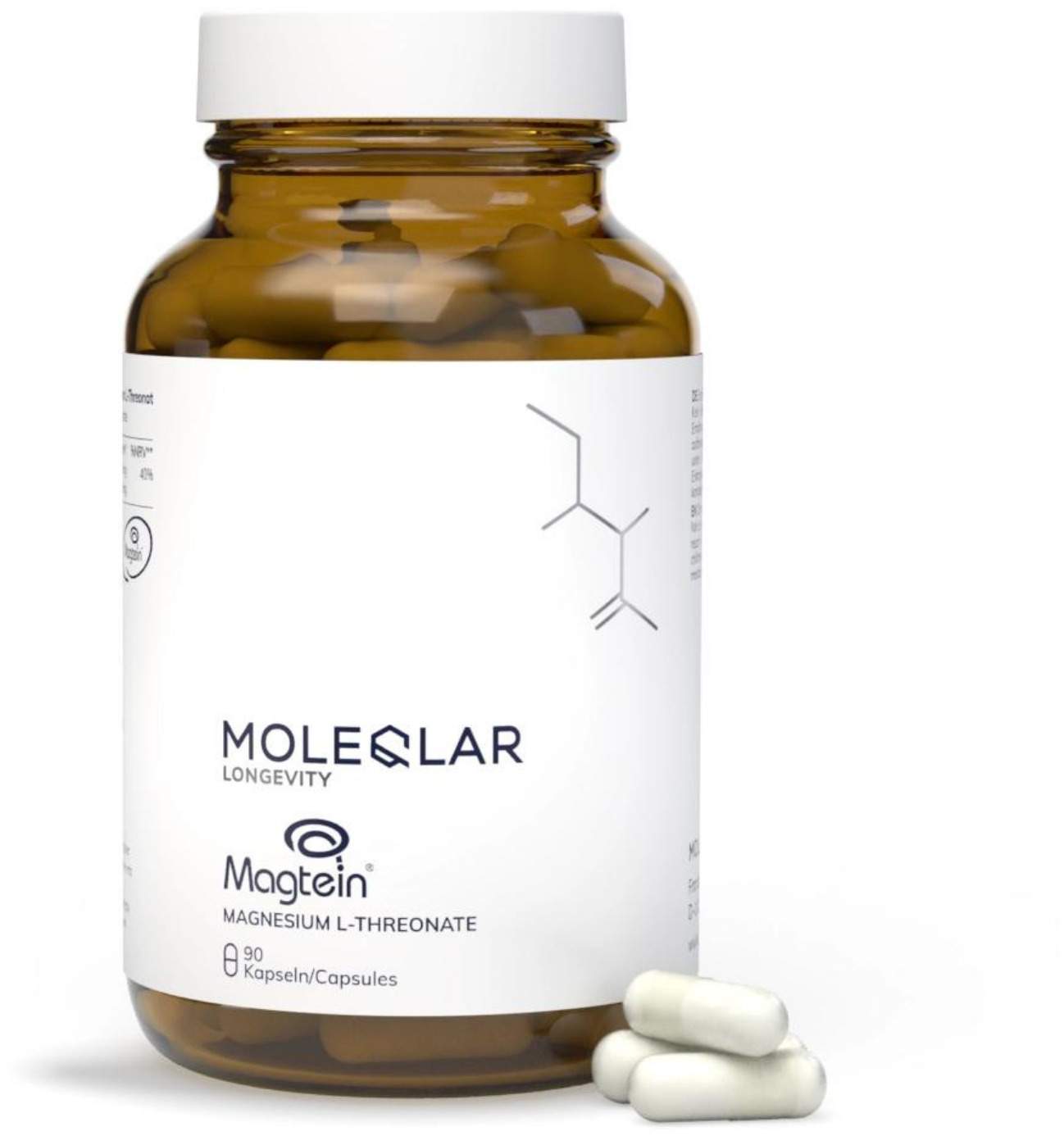 MoleQlar Magtein Magnesium-L-Threonate 90 Kapseln
