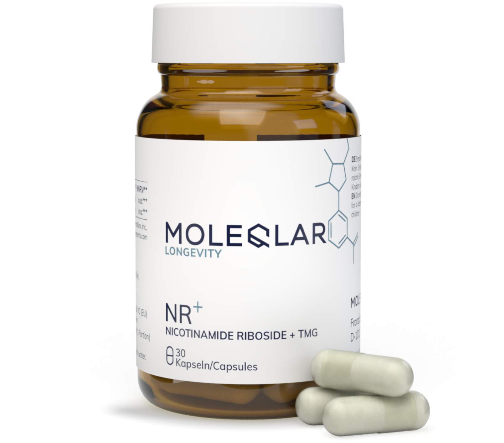 MoleQlar Longevity NR PRO Nicotinamid 30 Kapseln