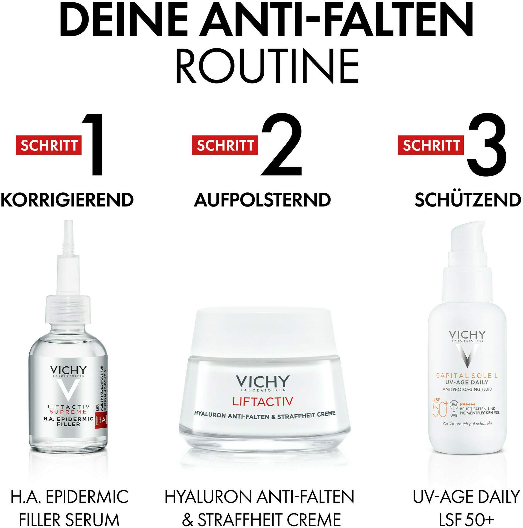 Vichy Liftactiv Hyaluron Anti-Falten & Straffheit normale Haut 50 ml Creme