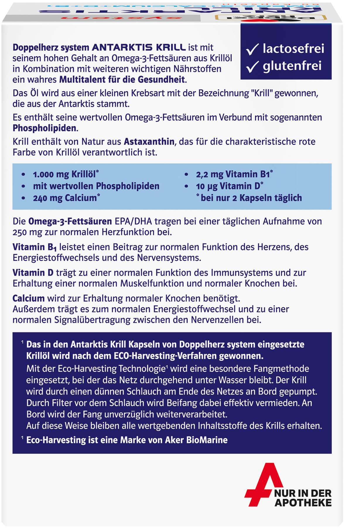 Doppelherz system Antarktis Krill 60 Kapseln