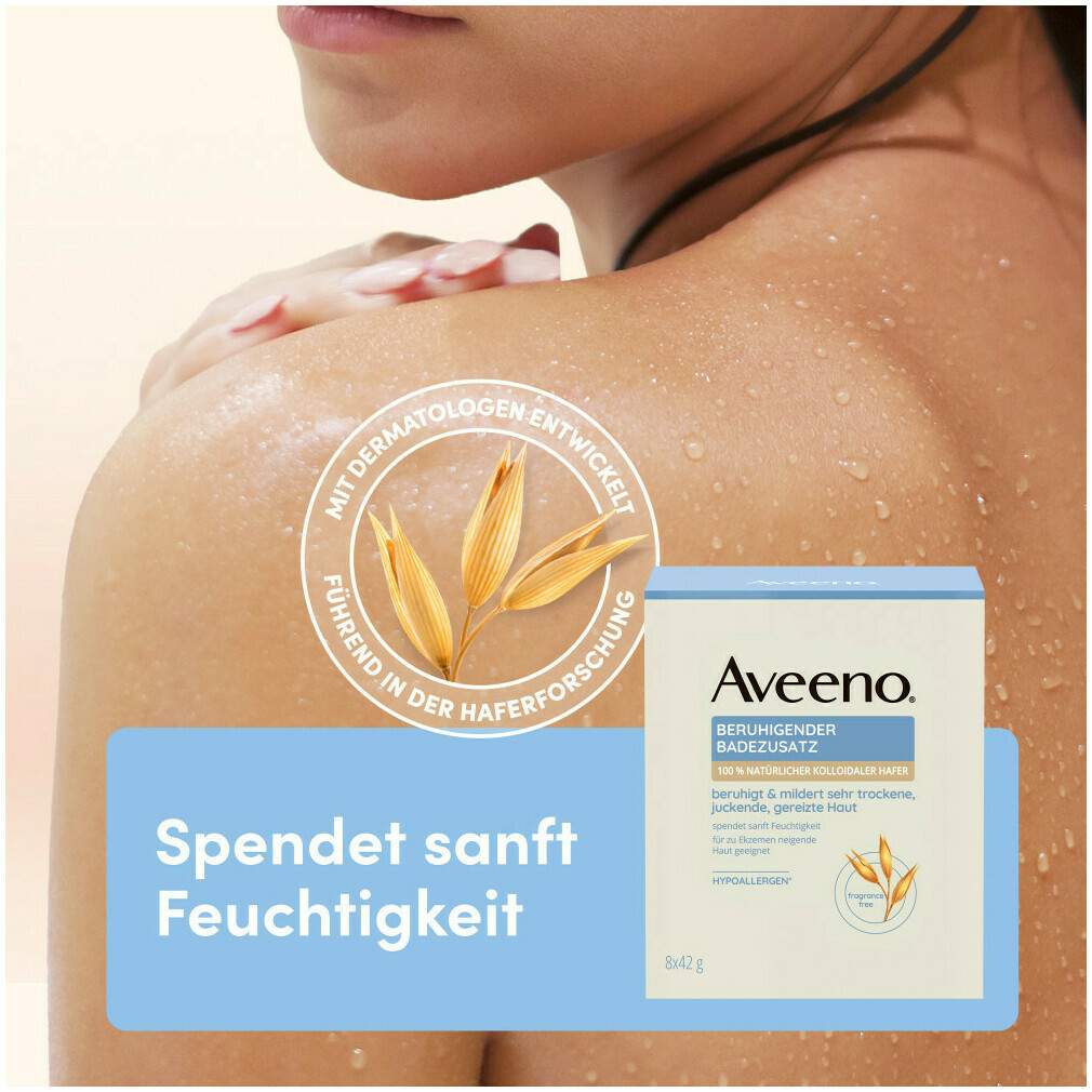 Aveeno Beruhigender Badezusatz 8 x 42 g