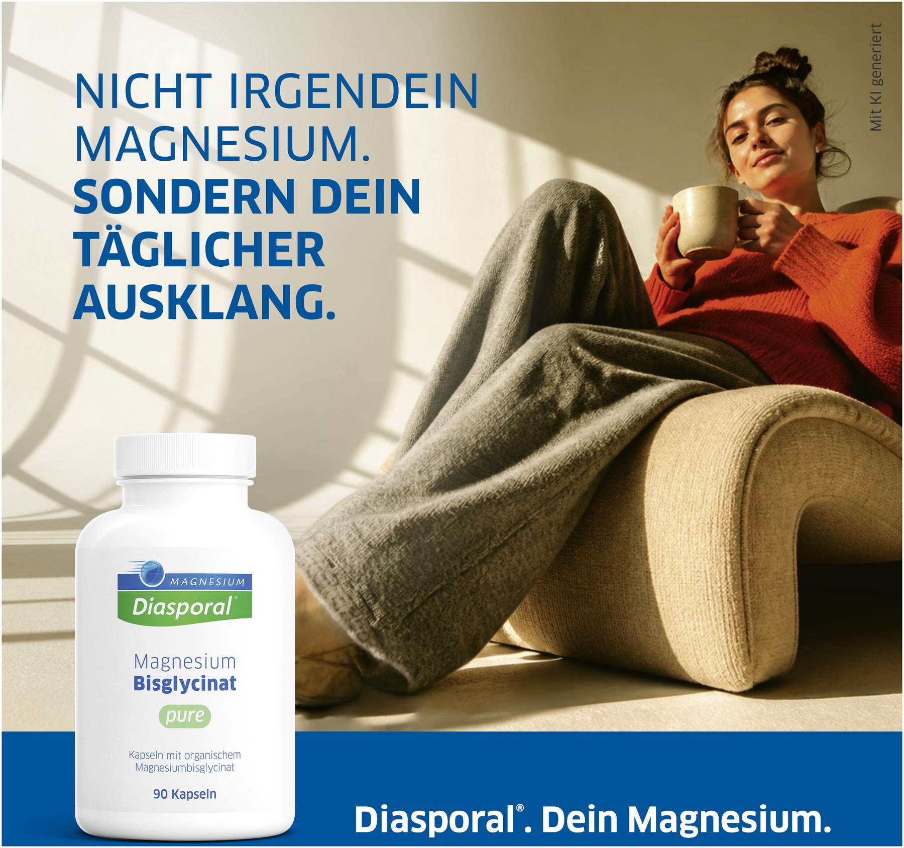 Magnesium Diasporal Bisglycinat pure 90 Kapseln