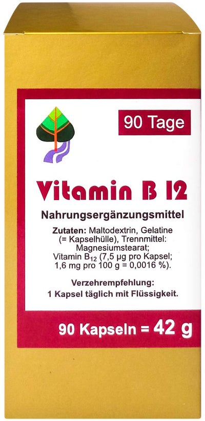 Vitamin B12 90 Tage Kapseln