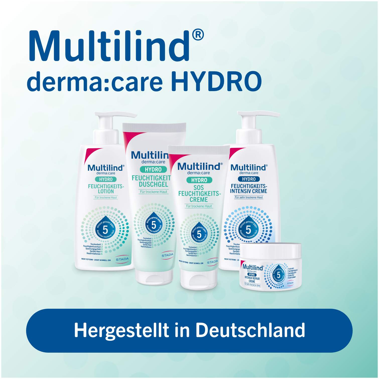 Multilind DermaCare Hydro Feuchtigkeits-Intensiv Creme 250 ml