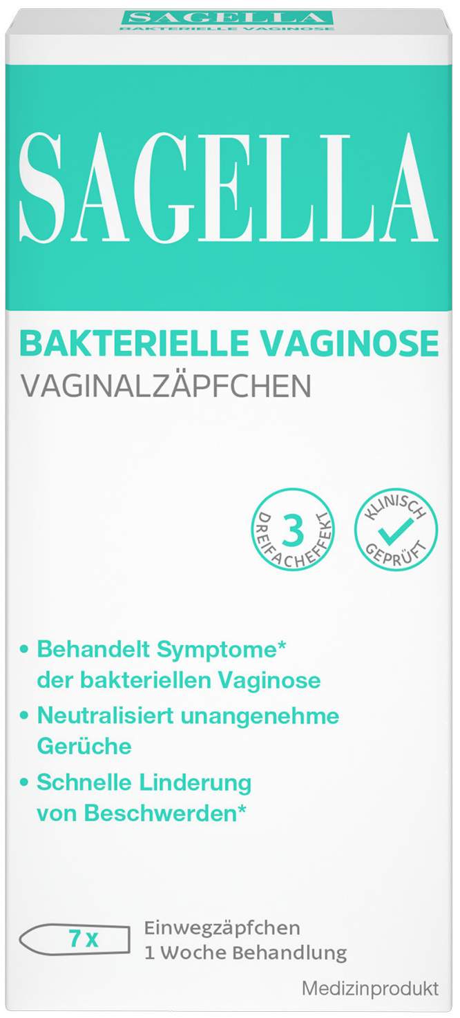 Sagella Bakterial Vaginosis Vaginalzäpfchen 7 Stück
