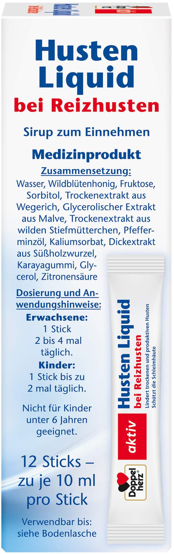 Doppelherz Aktiv Husten Liquid 12 Sticks