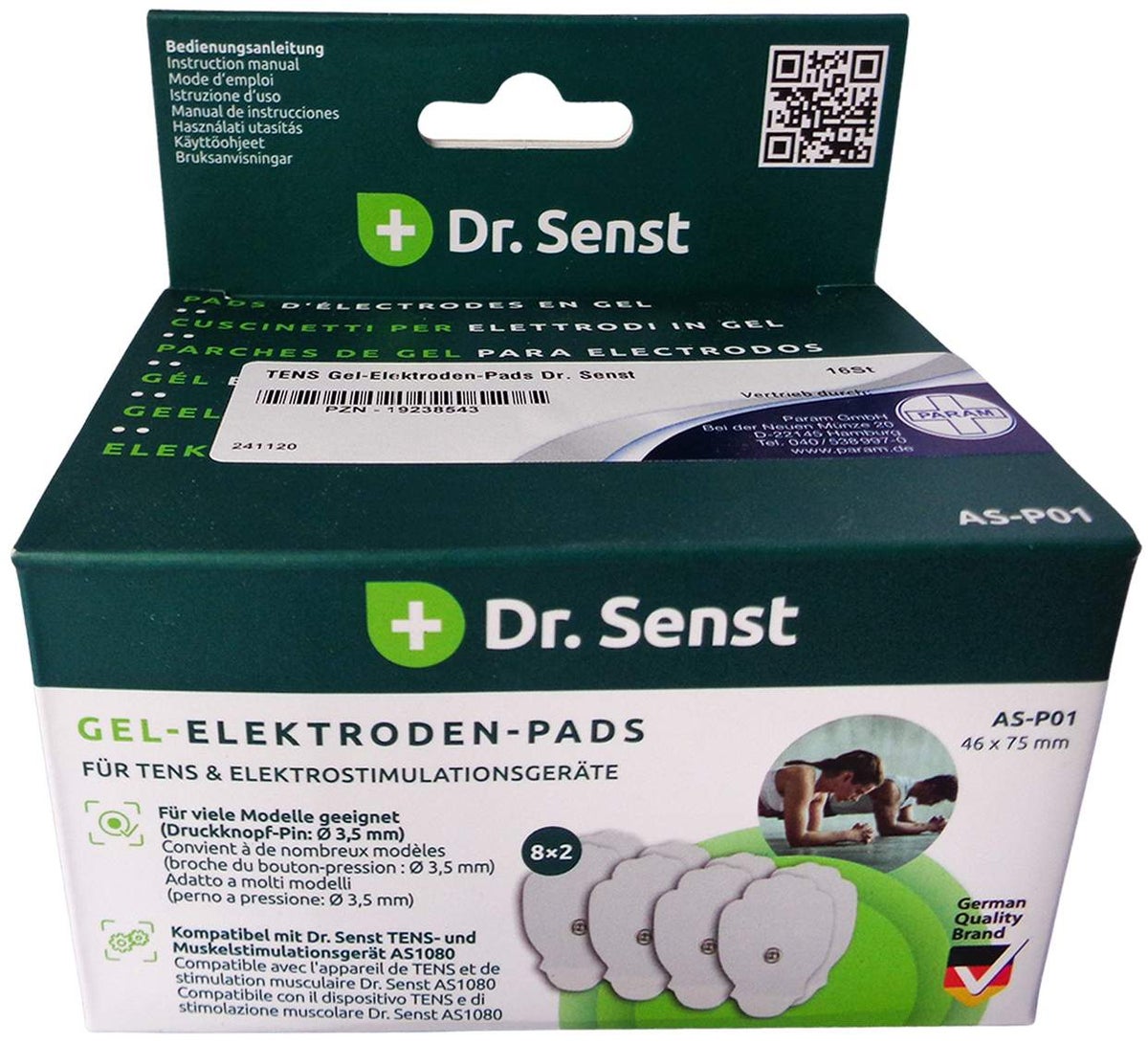 Tens Gel-Elektroden-Pads Dr.Senst