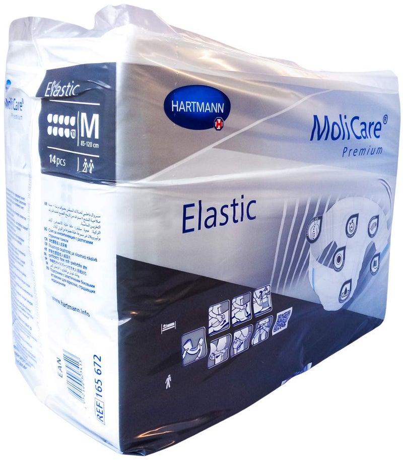 Molicare Premium Elastic Slip 10 Tropfen Gr.M 14 Stück
