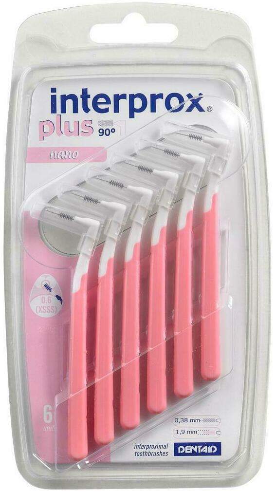 Interprox Plus Nano Rosa Interdentalbürsten 6 Stück