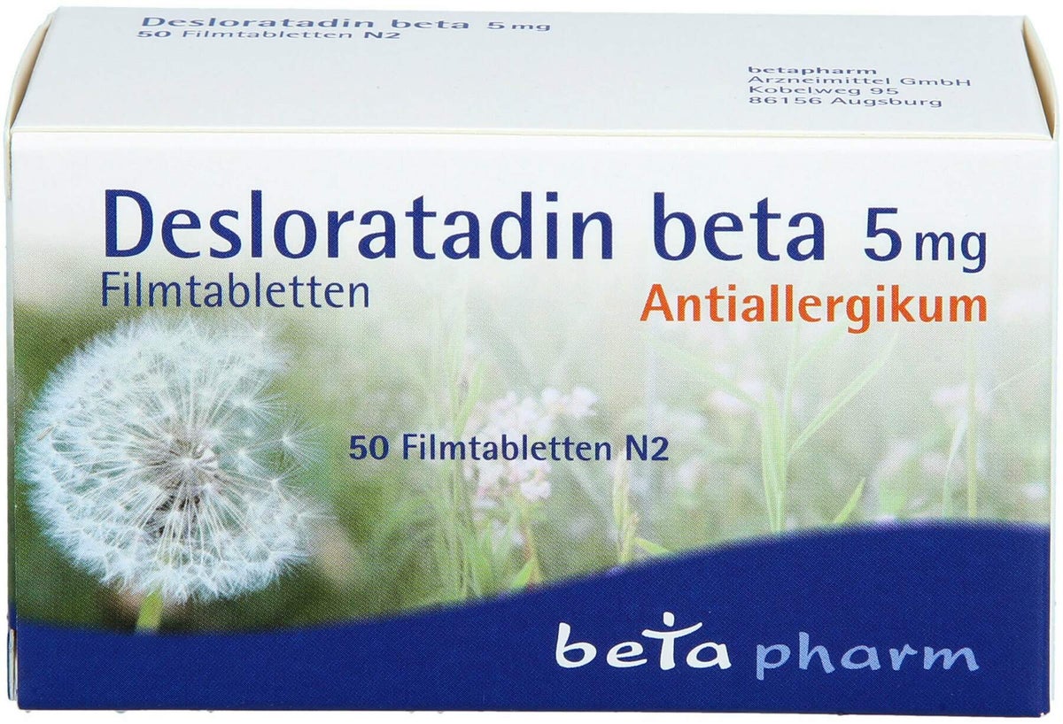Desloratadin Beta 5 mg Filmtabletten 50 Stück