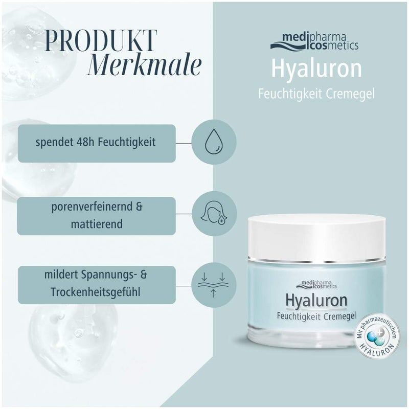 medipharma cosmetics Hyaluron 48h Feuchtigkeit Cremegel 50 ml