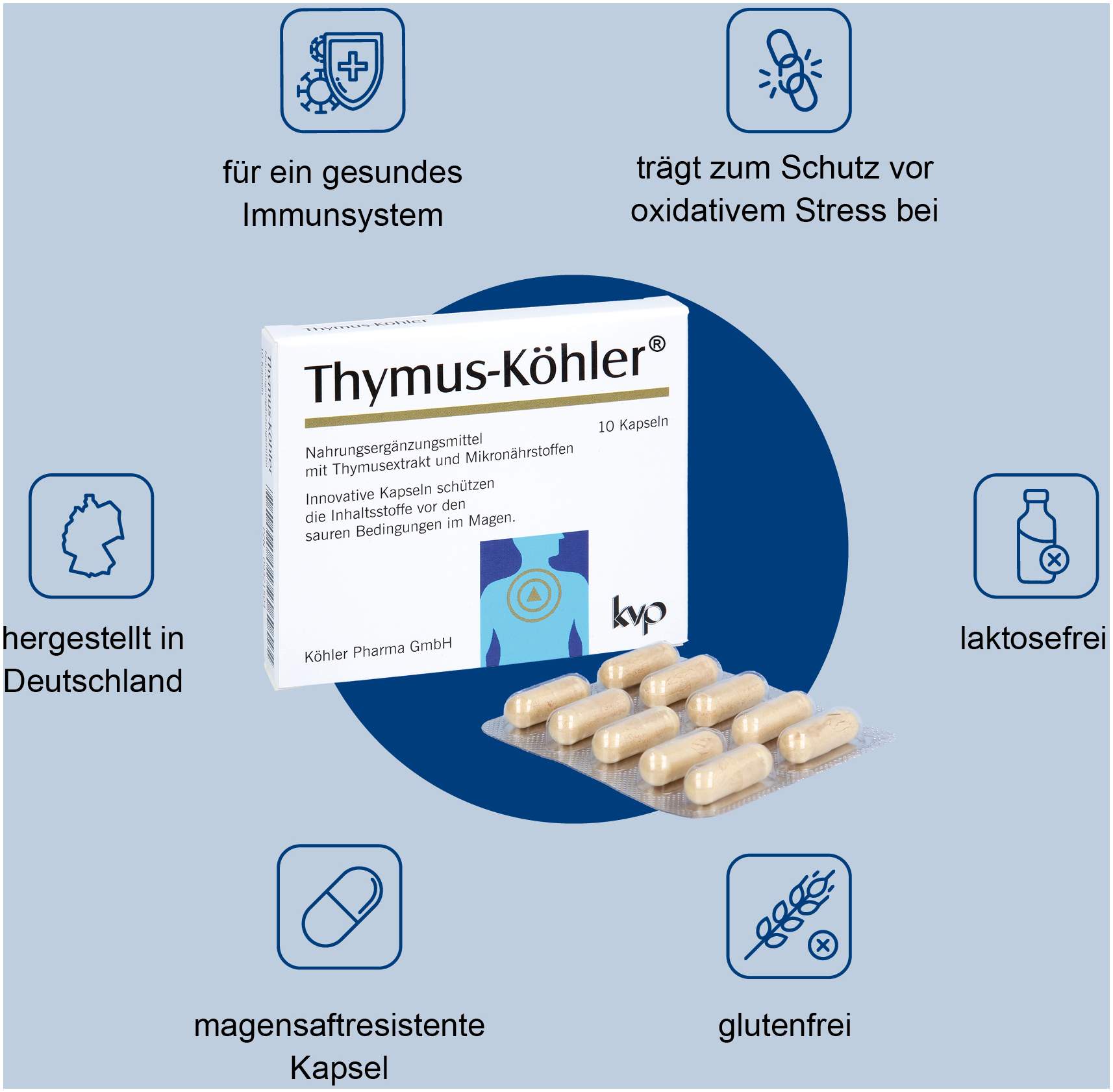 Thymus Köhler® 10 Kapseln