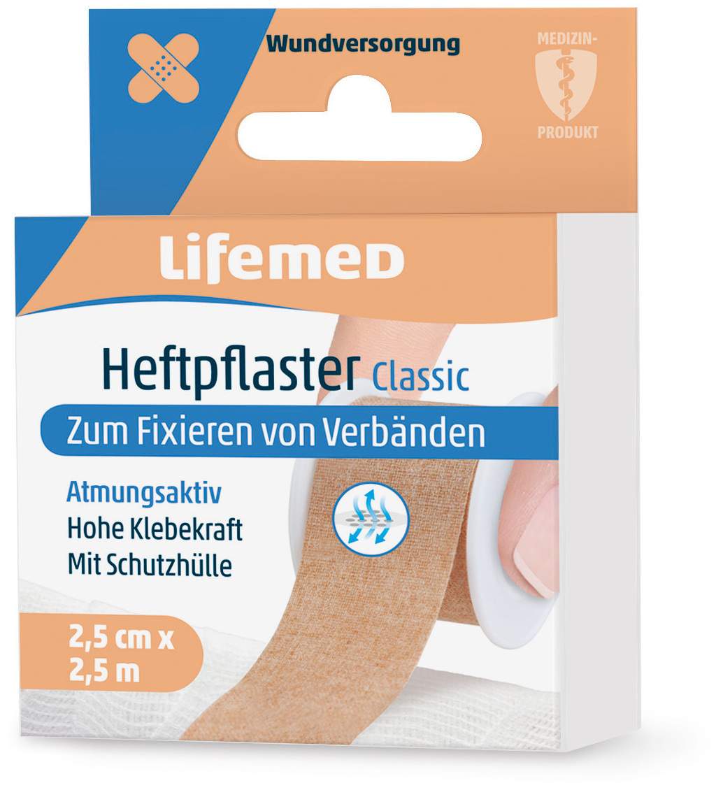 Heftpflaster Classic 2,5 cm X 2,5 M