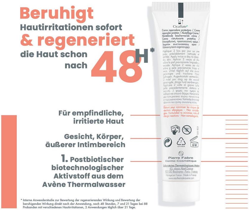 Avene Cicalfate+ Akutpflege - Creme 40 ml