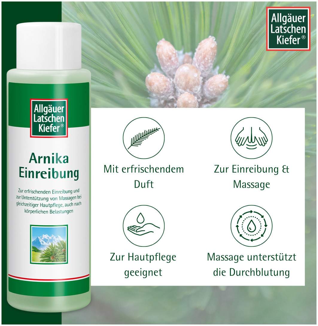 Allgäuer Latschenkiefer 500 ml Arnika Einreibung