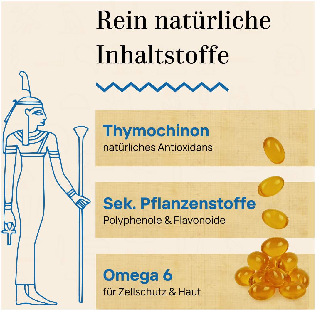 Schwarzkümmel Ägypten Pur 120 Kapseln