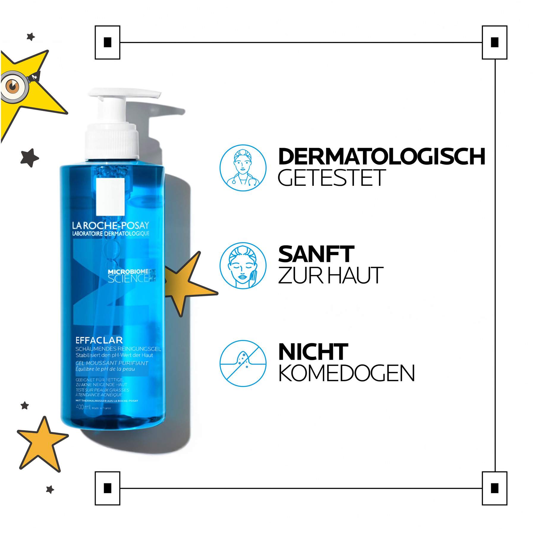 La Roche Posay Effaclar Schäumendes Reinigungsgel 400 ml