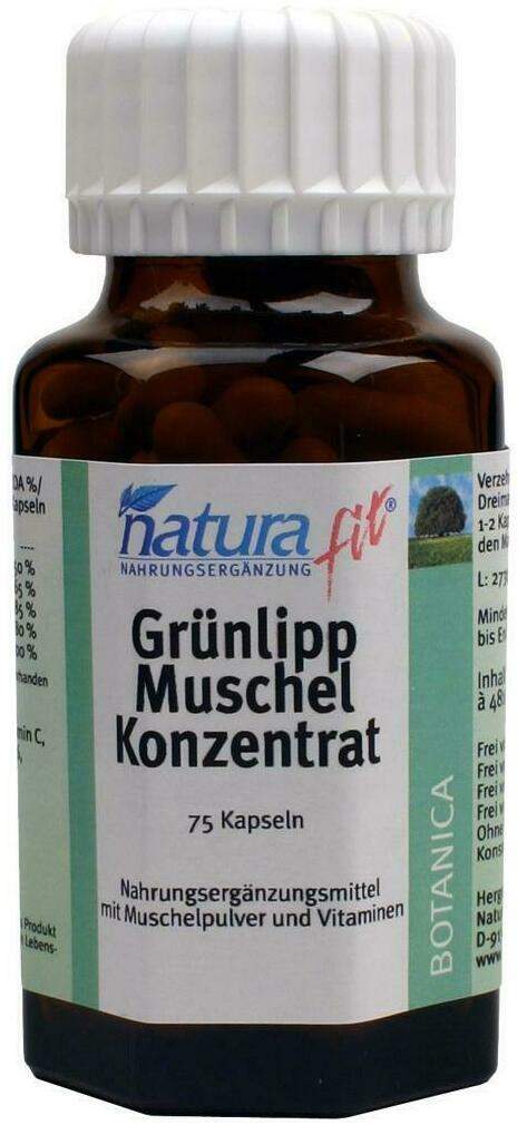 Naturafit Grünlipp Muschel Kapseln
