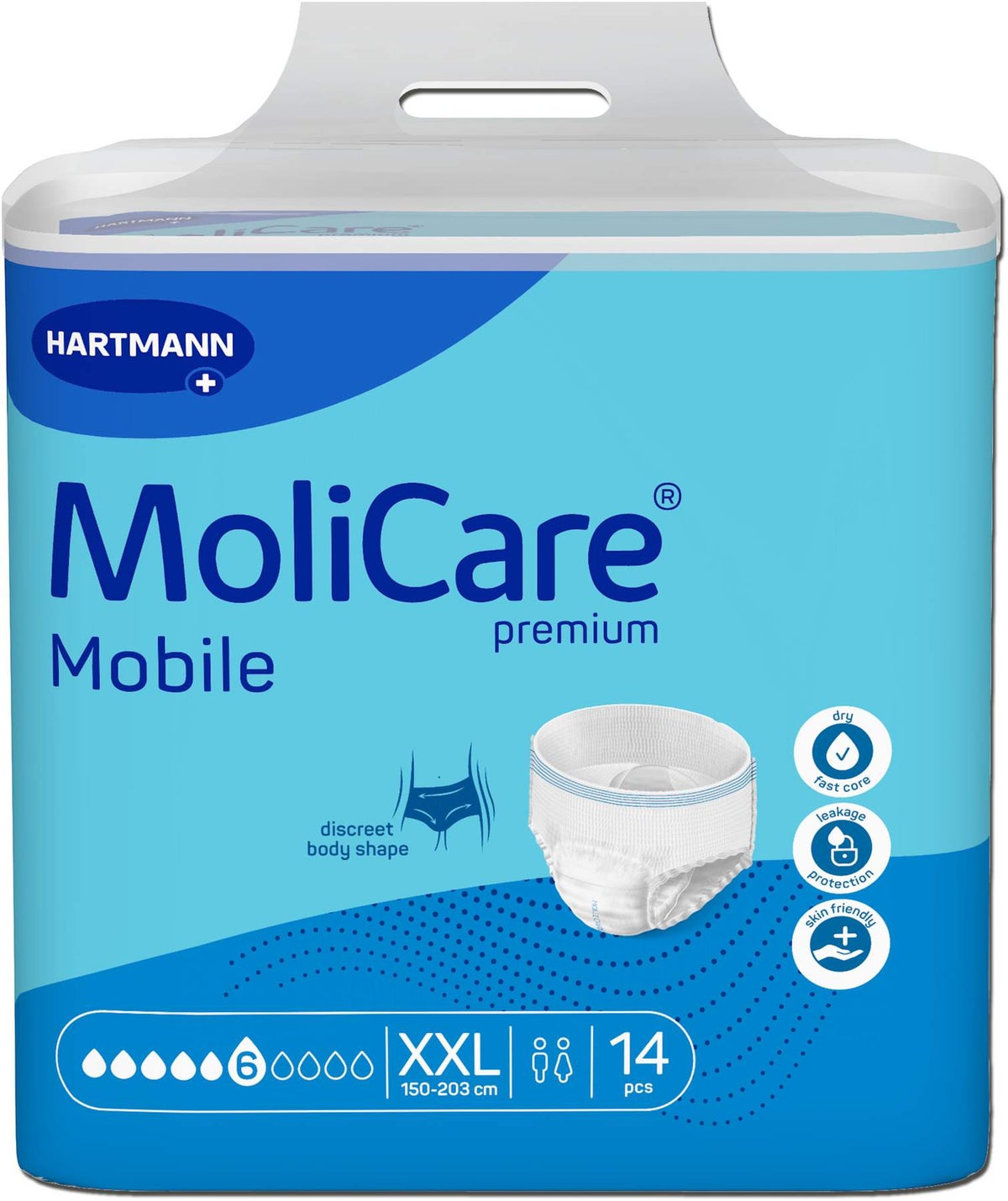 Molicare Premium Mobile 6 Tropfen Xxl 14 Stück