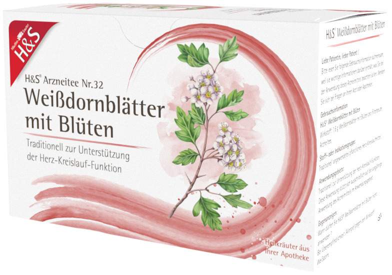 H&S Weißdornblätter Mit Blüten 20 Filterbeutel
