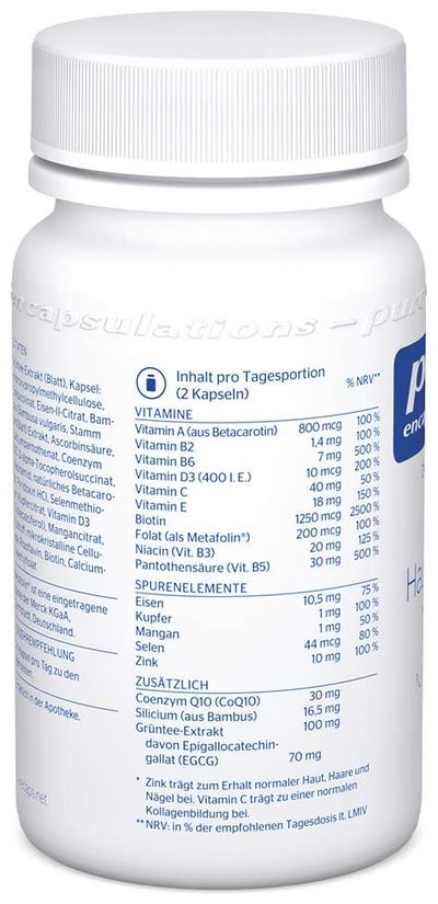 Pure Encapsulations Haut-Haare-Nägel 60 Kapseln