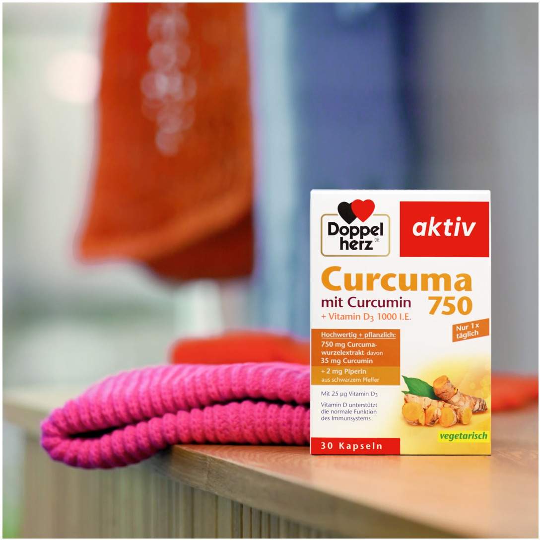 Doppelherz Aktiv Curcuma 750 30 Kapseln