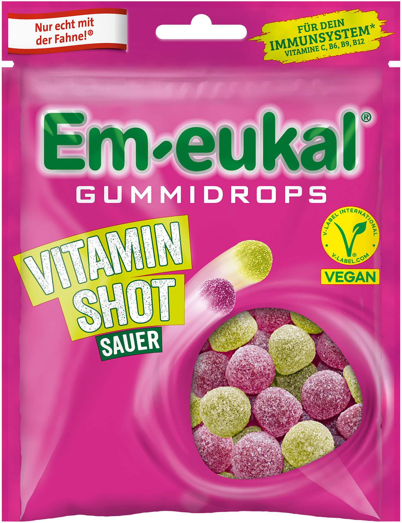 Em-Eukal Gummidrops Vitamin Shot Sauer 90 G