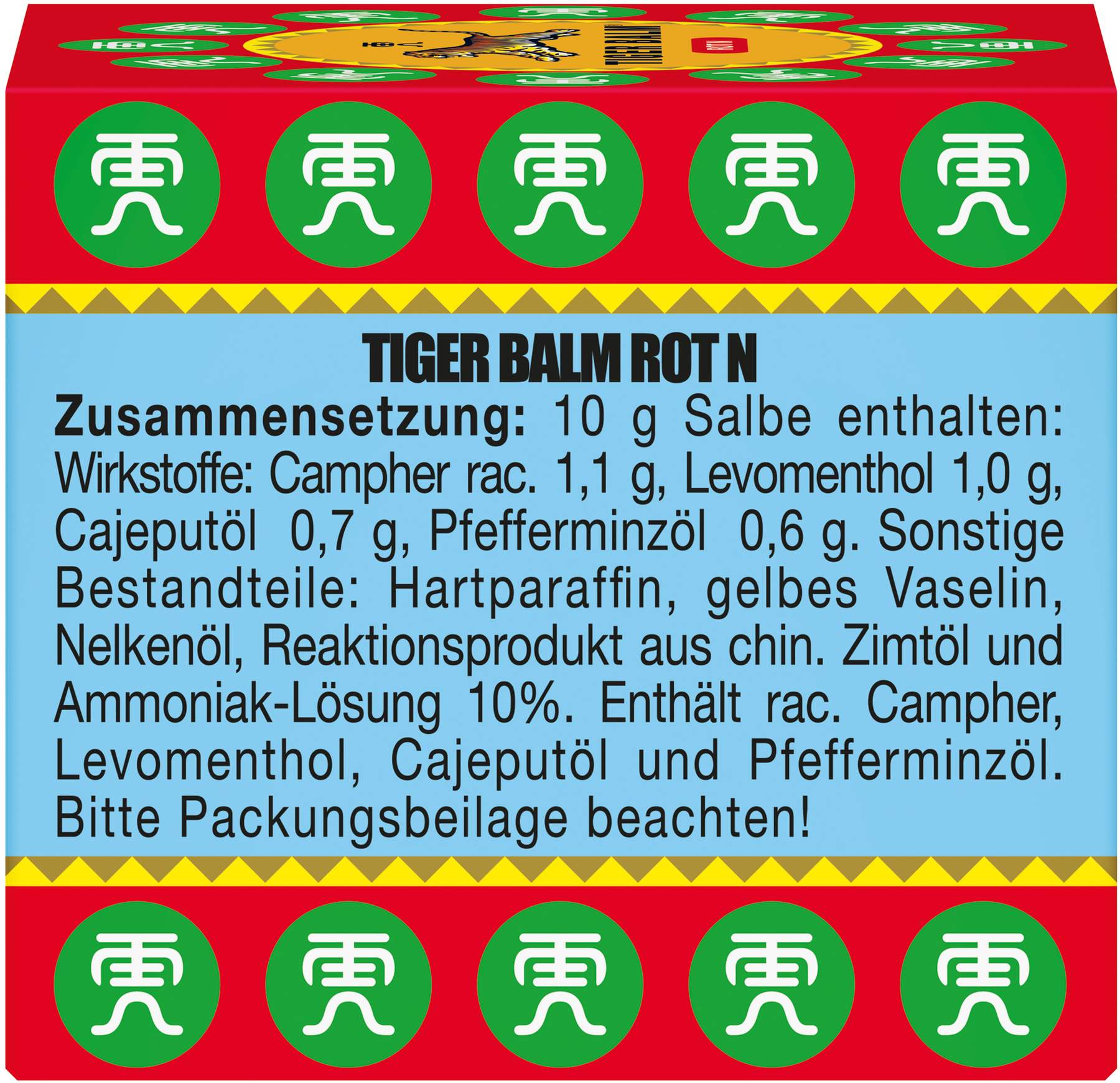 Tiger Balm Rot N 19,4 g Salbe