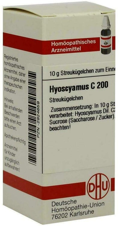 Dhu Hyoscyamus C200 Globuli 10 G