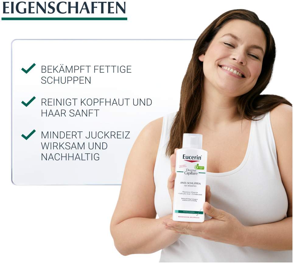 Eucerin DermoCapillaire Anti-Schuppen Gel Shampoo 2 x 250 ml