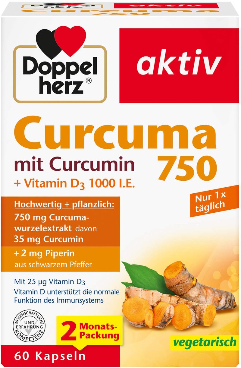 Doppelherz aktiv Curcuma 750 60 Kapseln