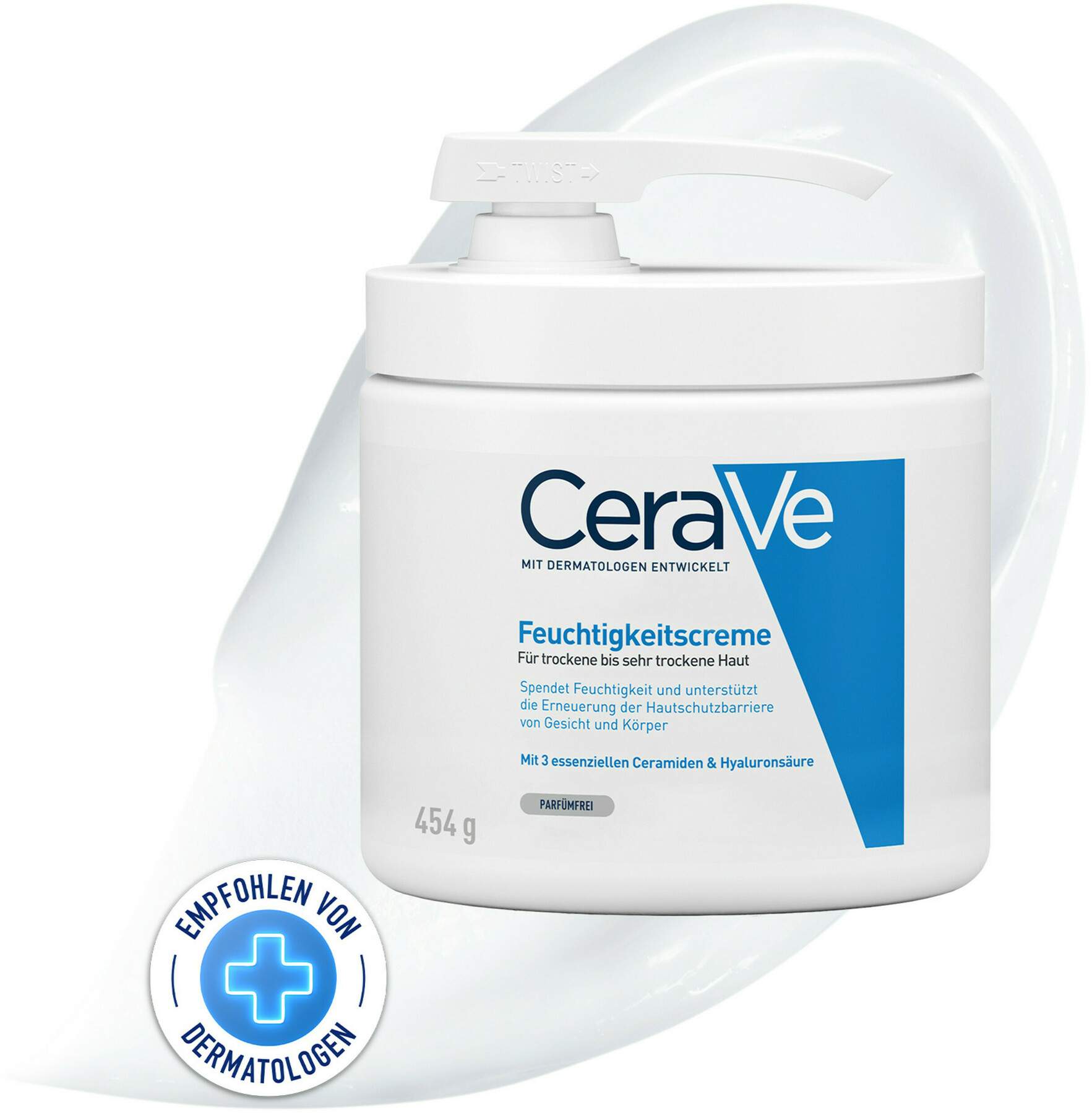 CeraVe Feuchtigkeitscreme Pumpe 454 g