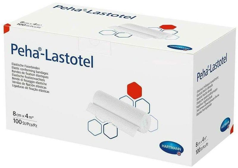 Peha-Lastotel Fixierbinde 8 cm X 4 M 100 Stück
