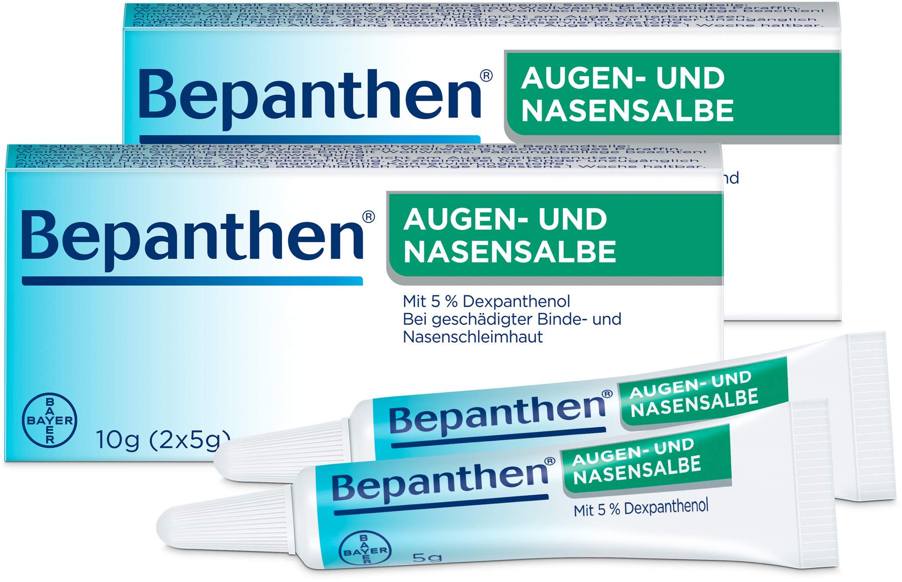 Bepanthen Augen- und Nasensalbe 2 x 10 g