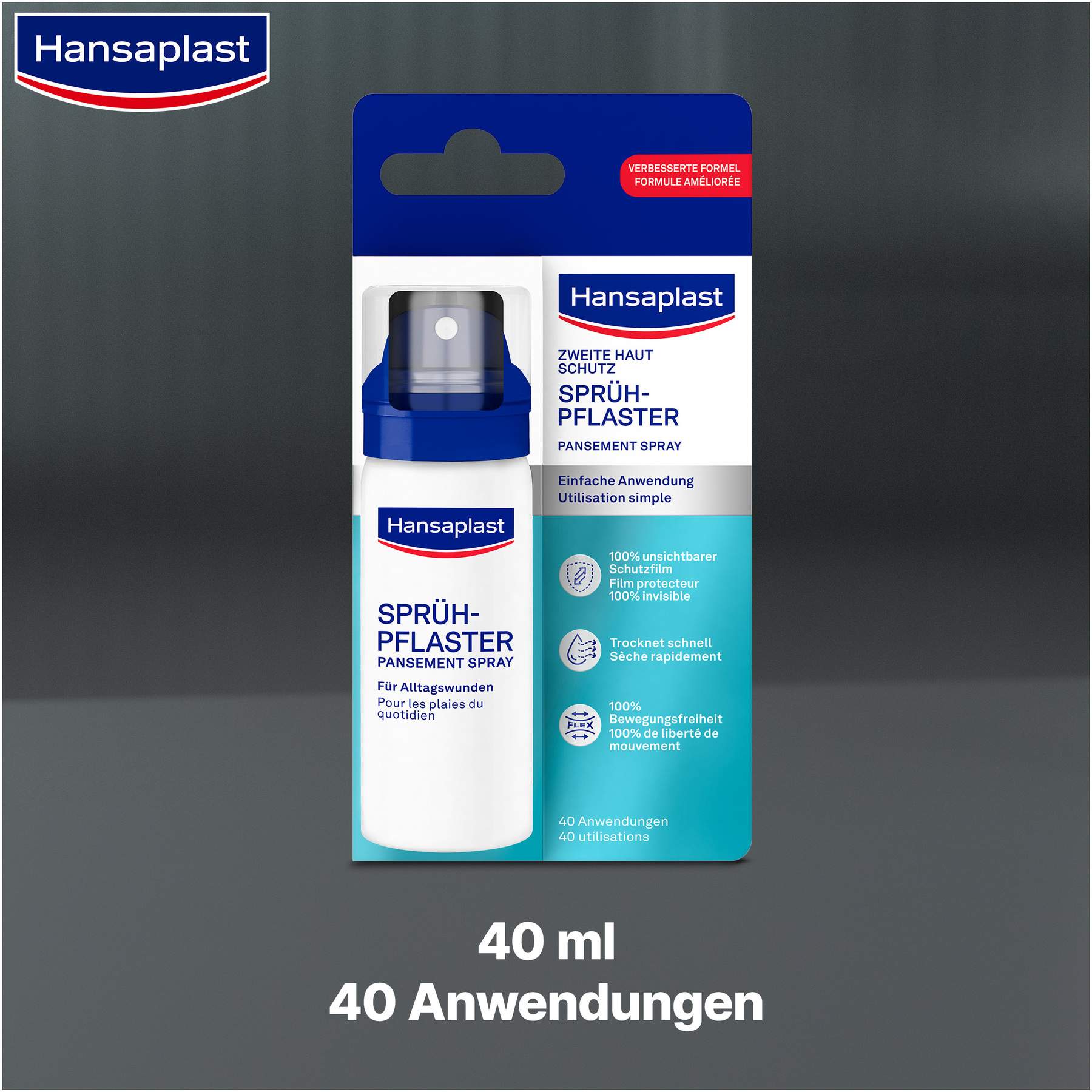 Hansaplast Zweite Haut Schutz Sprühpflaster 40 ml
