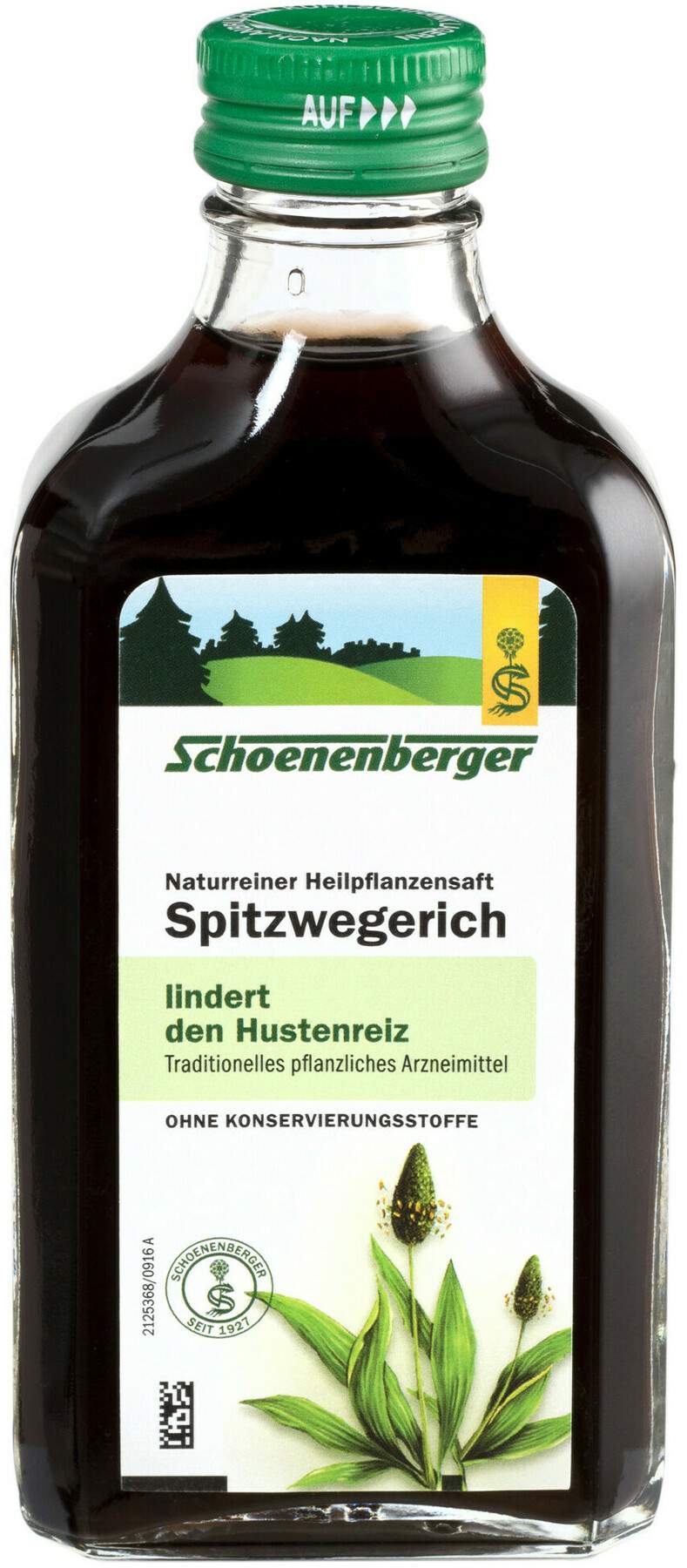 Spitzwegerichsaft Schoenenberger 200 ml