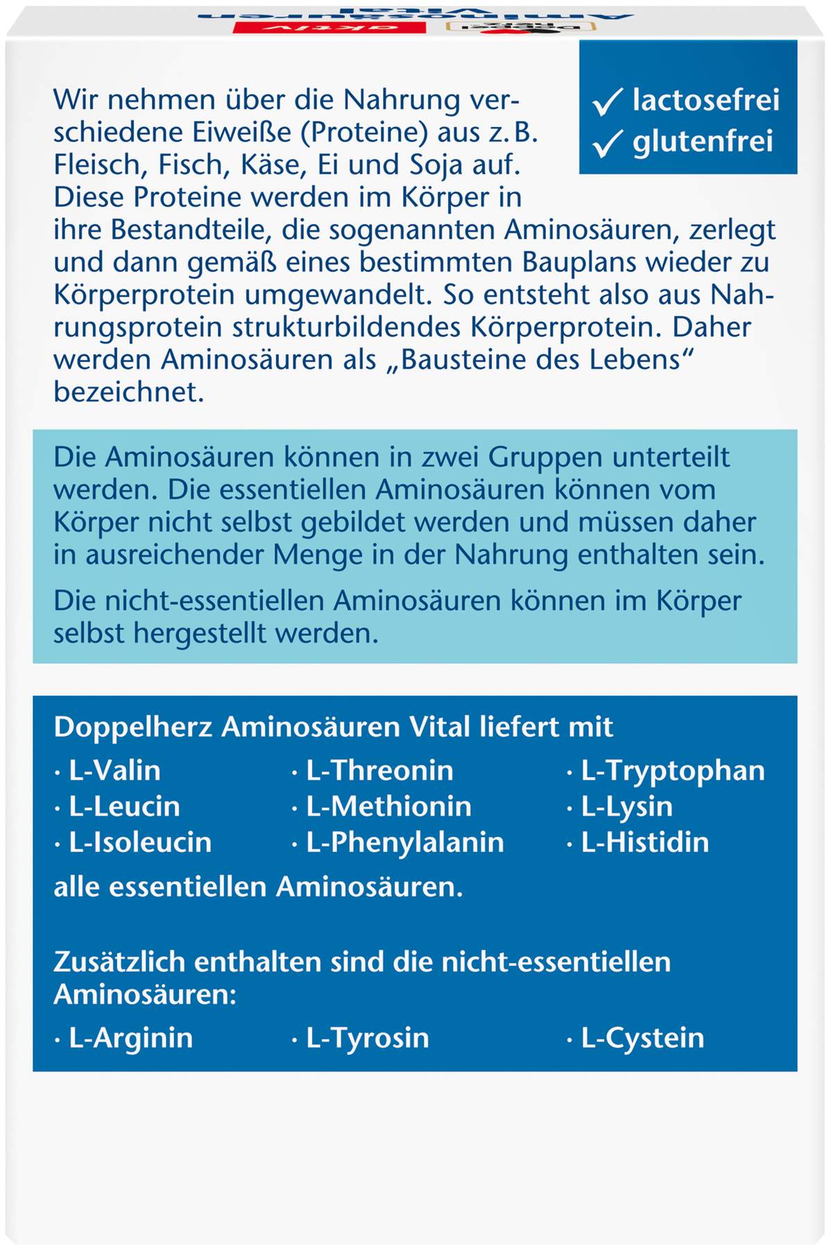Doppelherz aktiv Aminosäuren Vital 30 Kapseln