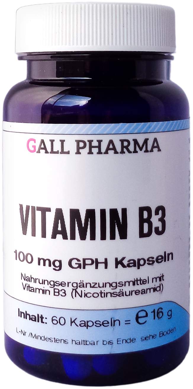 Vitamin B3 100 mg Gph 60 Kapseln