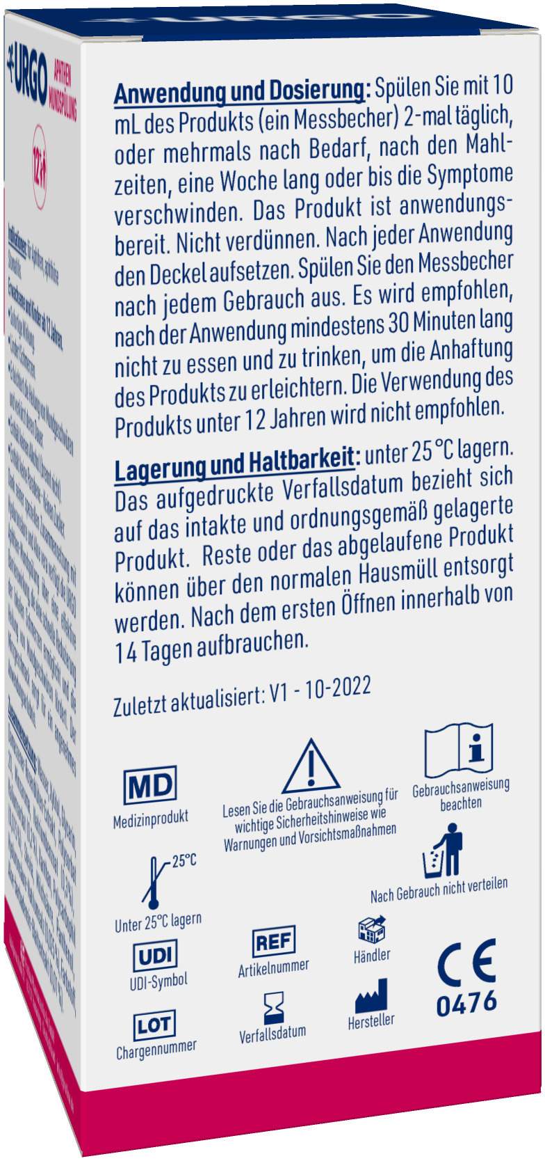 Urgo Aphthen Mundspülung 100 ml